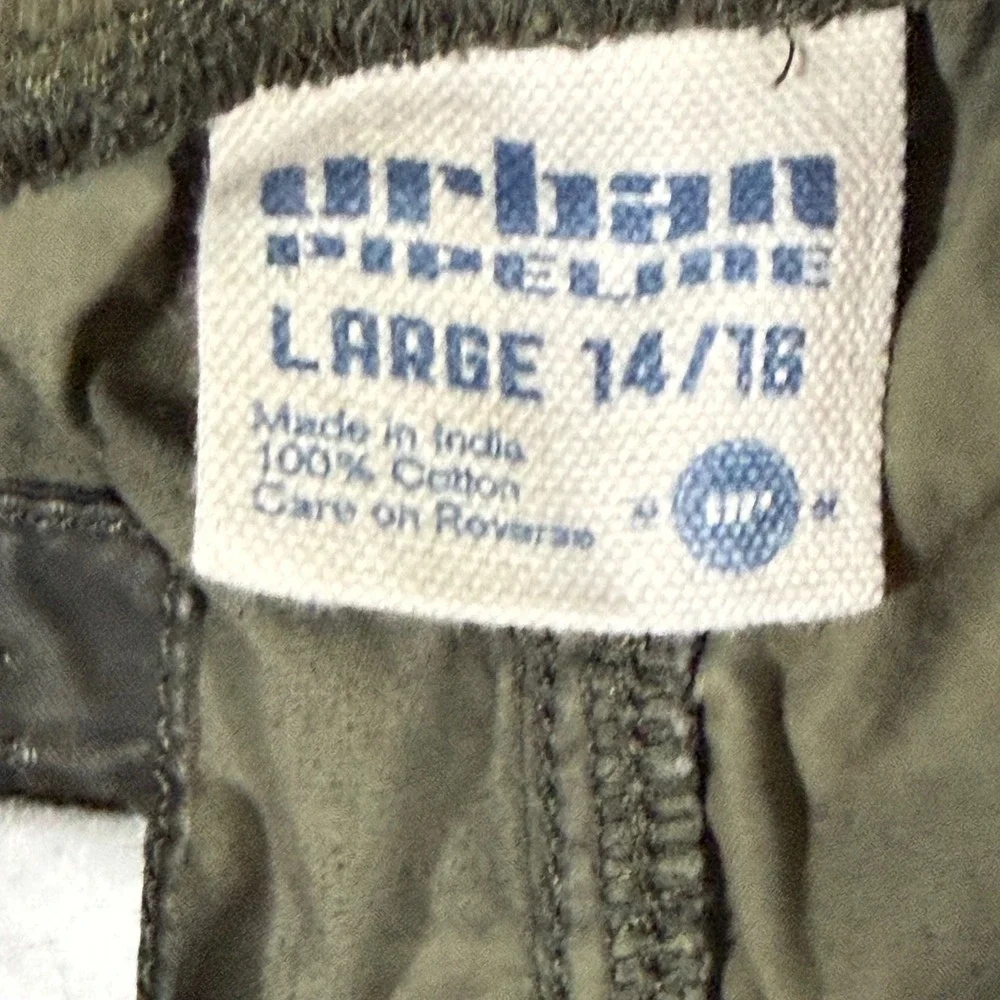Urban Pipeline Camo Cargo Joggers Kids L 14/16 Green Military Utility Gorpcore